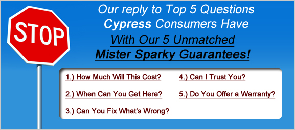 Questions for Cypress Electrician